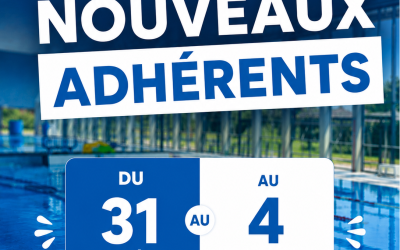 Inscriptions pour les nouveaux adhérents